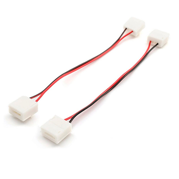 Комплект коннекторов Apeyron Electrics 09-14 (2 клипсы с проводами) для одноцветной светодиодной ленты 12В 10мм IP65 - Светильники - Cветодиодные ленты - . Магазин оборудования для автономного и резервного электропитания Ekosolar.ru в Тобольске