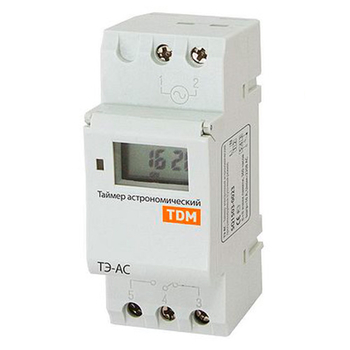 Таймер электронный астрономический ТЭ-АС 16А-DIN TDM SQ1503-0023 - Электрика, НВА - Реле, автоматизация и управление - Таймеры - . Магазин оборудования для автономного и резервного электропитания Ekosolar.ru в Тобольске