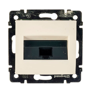 Информационная розетка Legrand Valene RJ45 UTP 5 кат 1 выход б/з белая - Электрика, НВА - Выключатели и розетки - Розетки - . Магазин оборудования для автономного и резервного электропитания Ekosolar.ru в Тобольске