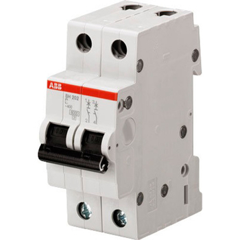 Автоматический выключатель ABB SH202L 2P 10А (С) 4,5kA - Электрика, НВА - Модульное оборудование - Автоматические выключатели - . Магазин оборудования для автономного и резервного электропитания Ekosolar.ru в Тобольске