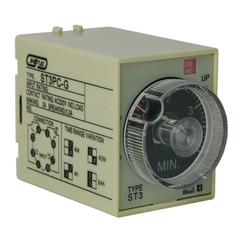 Реле времени 220V ST3PC-G (4-24h) Энергия - Электрика, НВА - Реле, автоматизация и управление - Реле времени - . Магазин оборудования для автономного и резервного электропитания Ekosolar.ru в Тобольске