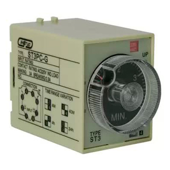 Реле времени 220V ST3PC-G (0.5-4min/40min/4h/24h) Энергия - Электрика, НВА - Реле, автоматизация и управление - Реле времени - . Магазин оборудования для автономного и резервного электропитания Ekosolar.ru в Тобольске