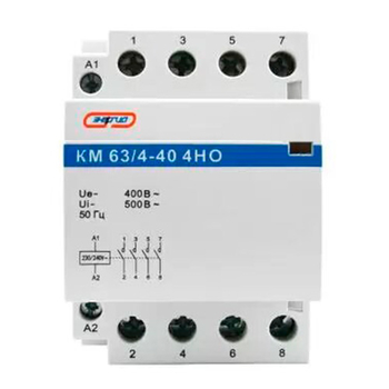 Модульный контактор КМ63/4P 40A 4НО Энергия - Электрика, НВА - Коммутационное оборудование - Контакторы - . Магазин оборудования для автономного и резервного электропитания Ekosolar.ru в Тобольске