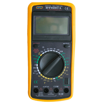 Мультиметр DT 9207 Энергия - Электрика, НВА - Измерительный инструмент - Мультимеры - . Магазин оборудования для автономного и резервного электропитания Ekosolar.ru в Тобольске