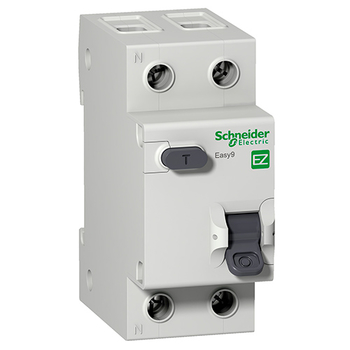 Дифференциальный автоматический выключатель Schneider Electric EASY 9 1P+N 32А 30мА C AC 4,5 кА - Электрика, НВА - Модульное оборудование - Дифференциальные автоматы - . Магазин оборудования для автономного и резервного электропитания Ekosolar.ru в Тобольске