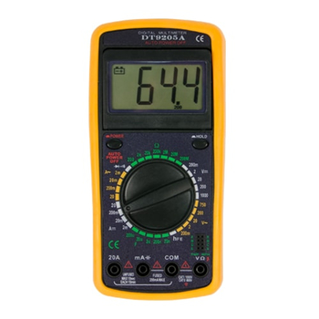 Мультиметр DT 9205A Энергия - Электрика, НВА - Измерительный инструмент - Мультимеры - . Магазин оборудования для автономного и резервного электропитания Ekosolar.ru в Тобольске
