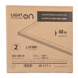 Панель ультратонкая светодиодная LightPhenomenON LT-UTP-02-IP40-40W-6500К б/д 4E - Светильники - Для общественных зданий - . Магазин оборудования для автономного и резервного электропитания Ekosolar.ru в Тобольске