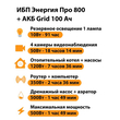 ИБП для котла Энергия Про 800 + Аккумулятор Grid 100 Ah 12 v (500Вт - 109мин) - ИБП и АКБ - ИБП для котлов - . Магазин оборудования для автономного и резервного электропитания Ekosolar.ru в Тобольске